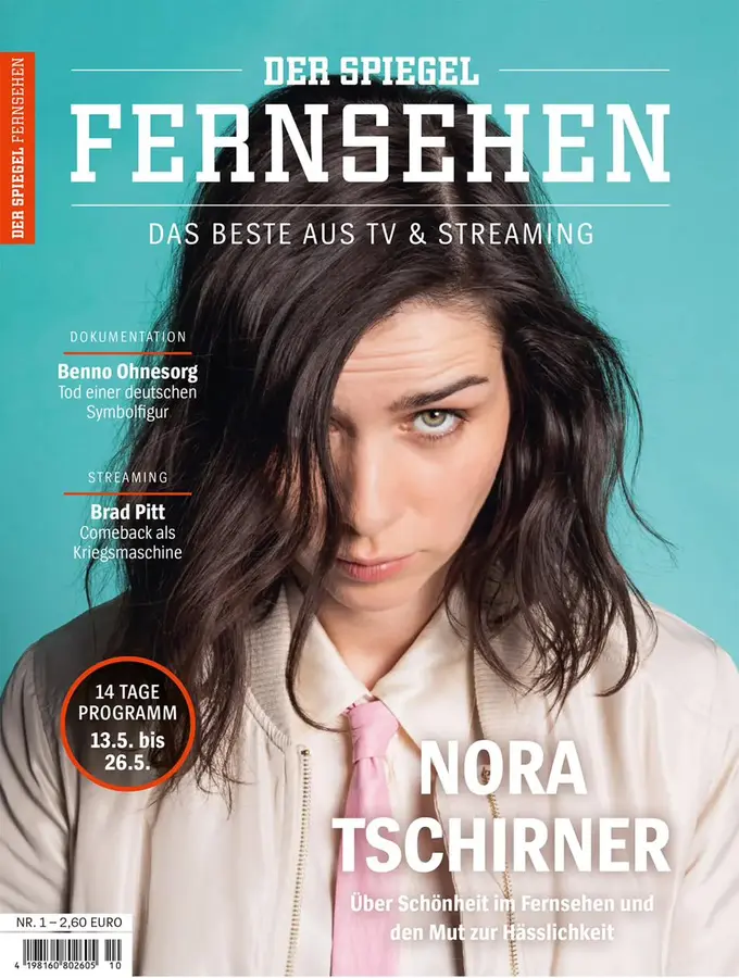 Der Spiegel Fernsehen , Nora Tschirner, photographed by Christoph Neumann