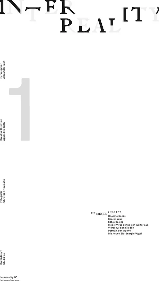 Interreality , Publication, photographed by Christoph Neumann