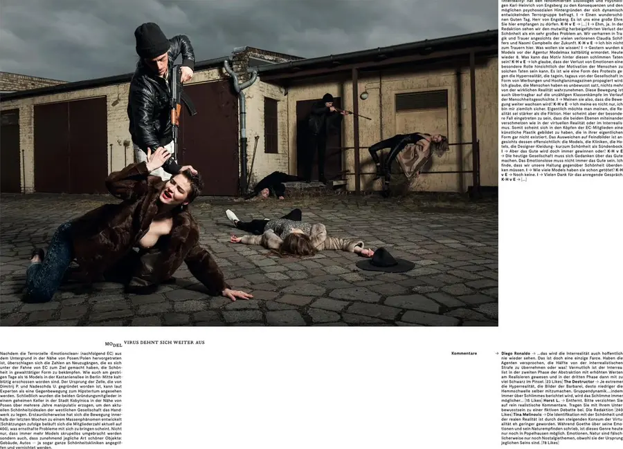 Interreality , Spread, photographed by Christoph Neumann