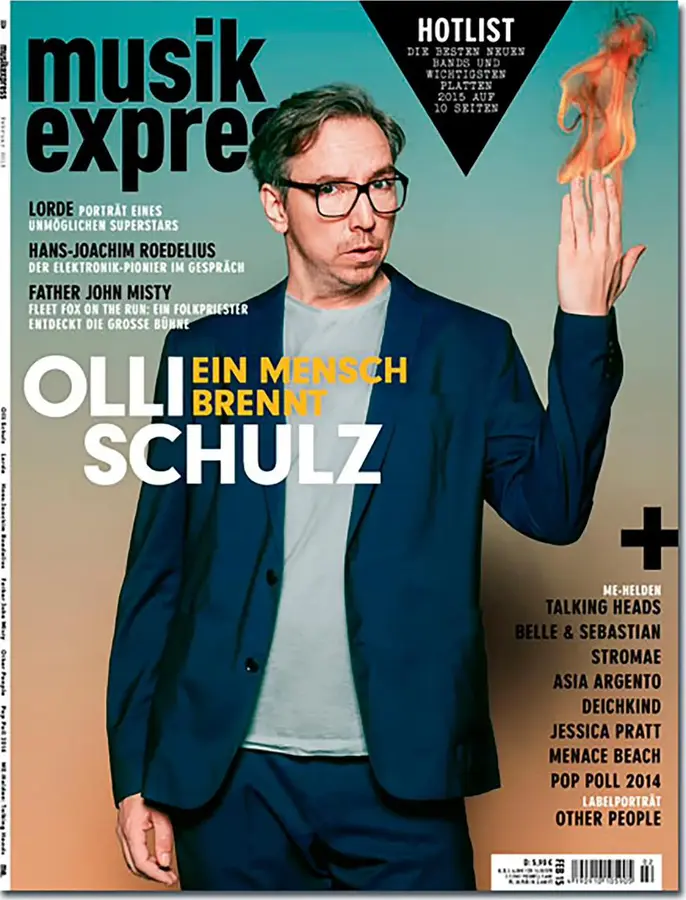 Musikexpress , Olli Schulz, photographed by Christoph Neumann
