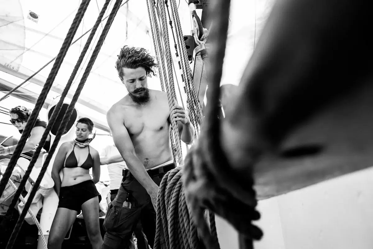 Avontuur, Sailing Cargo Reportage, Guadeloupe by photographer Christoph Neumann, Berlin