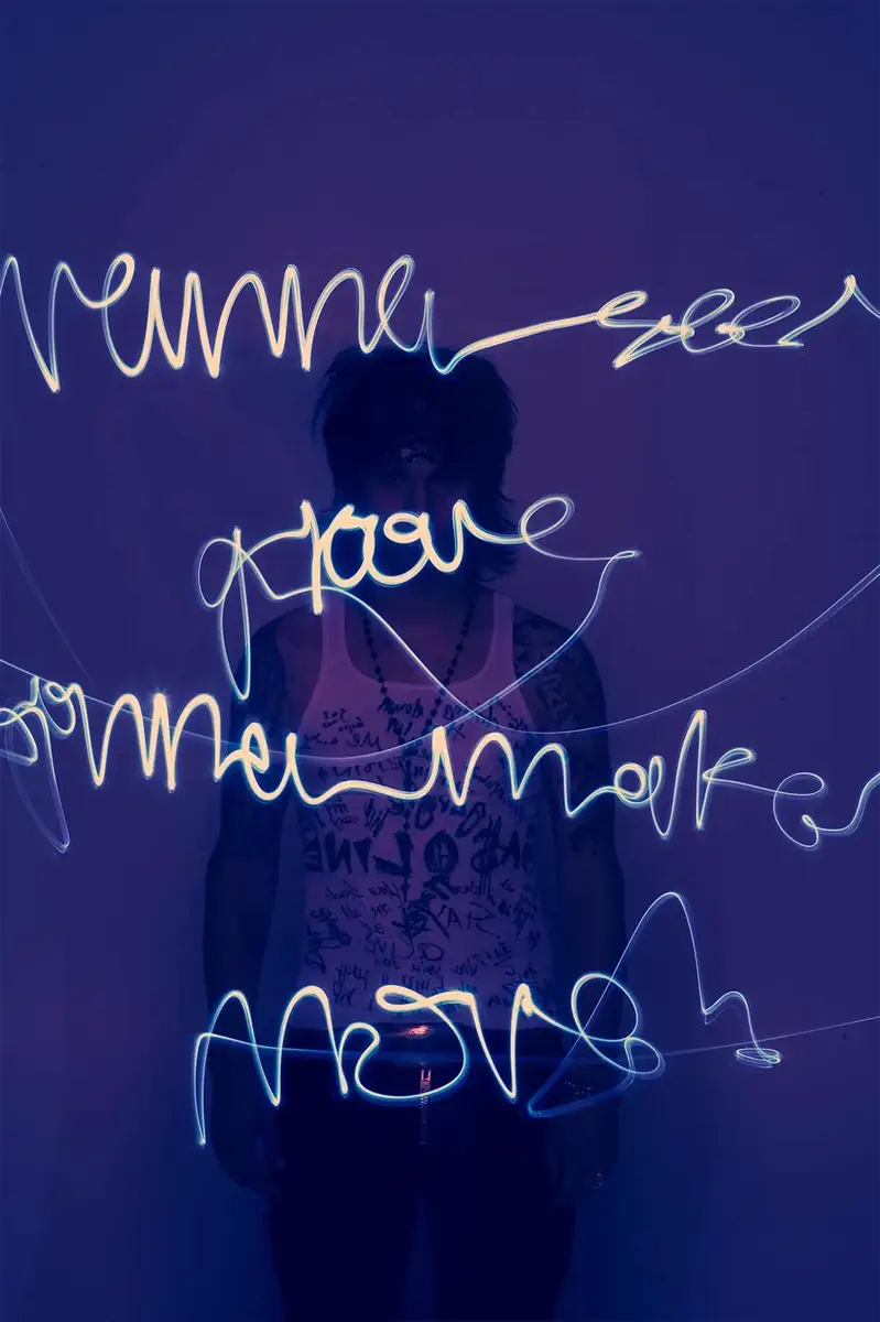 Light Writing, Portrait Series by photographer Christoph Neumann, Berlin