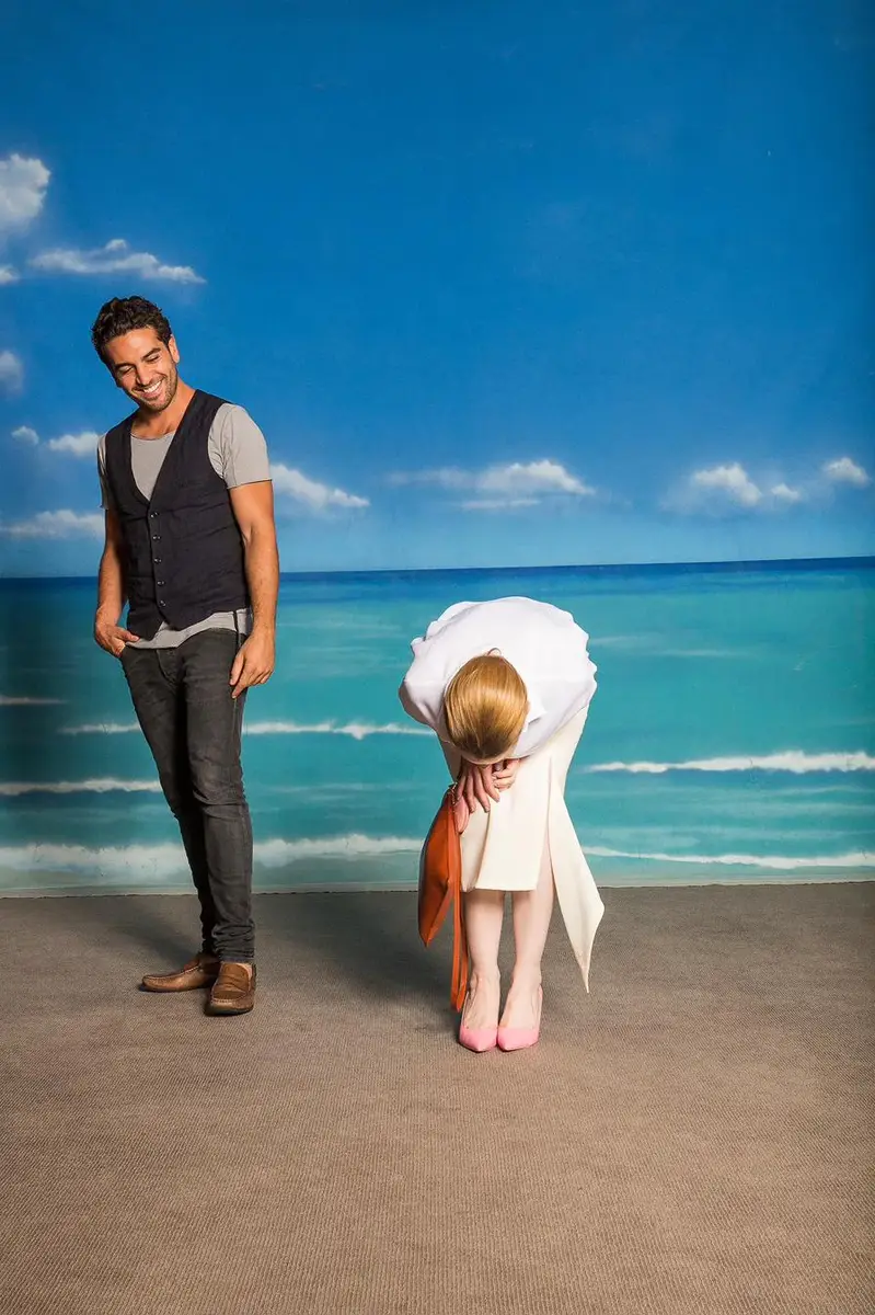Elyas M’Barek & Karoline Herfurth, Actors, photographed for Stern by photographer Christoph Neumann, Berlin