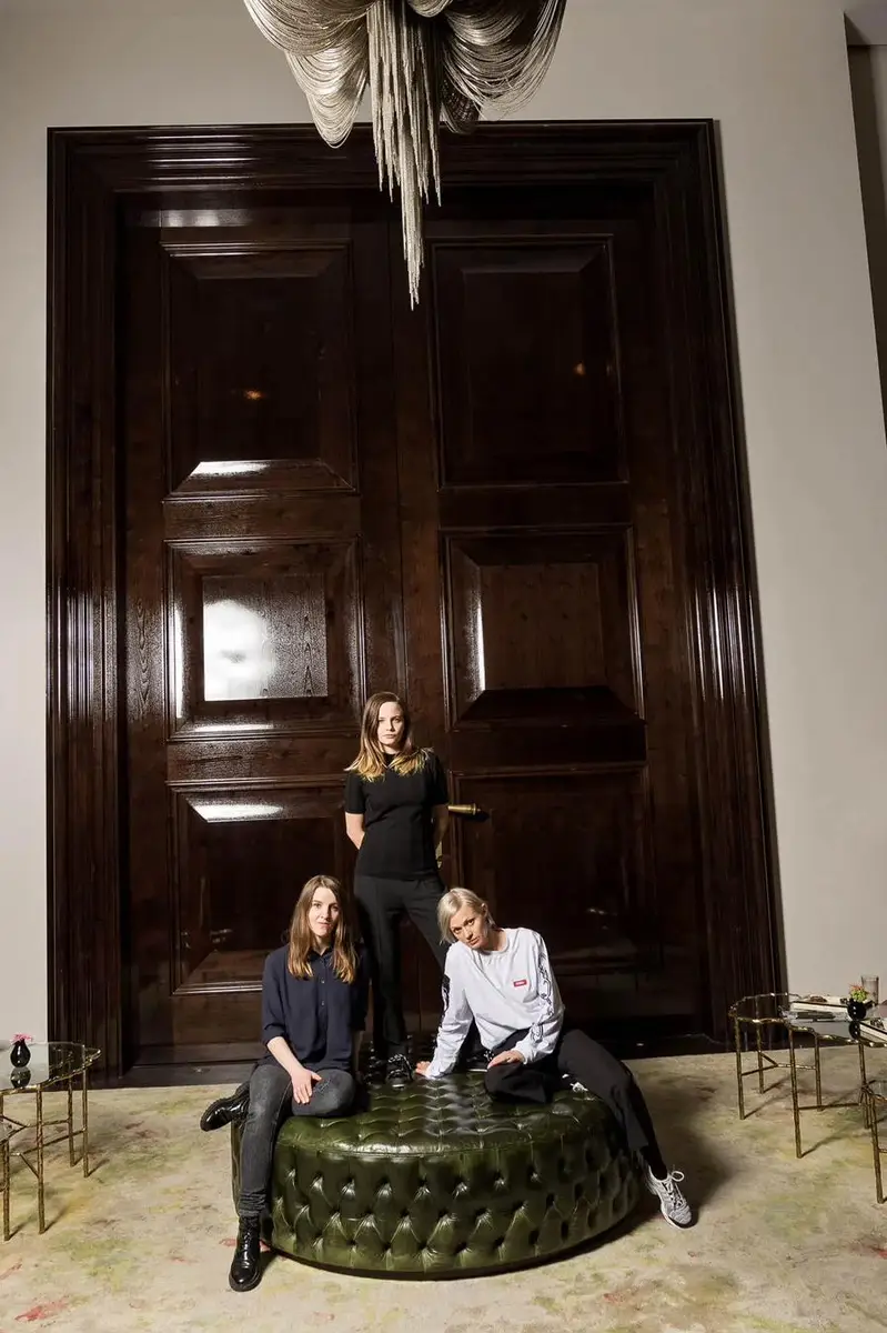 Jasna Fritzi Bauer, Helene Hegemann & Mavie Hörbiger, Actresses, photographed for Stern by photographer Christoph Neumann, Berlin