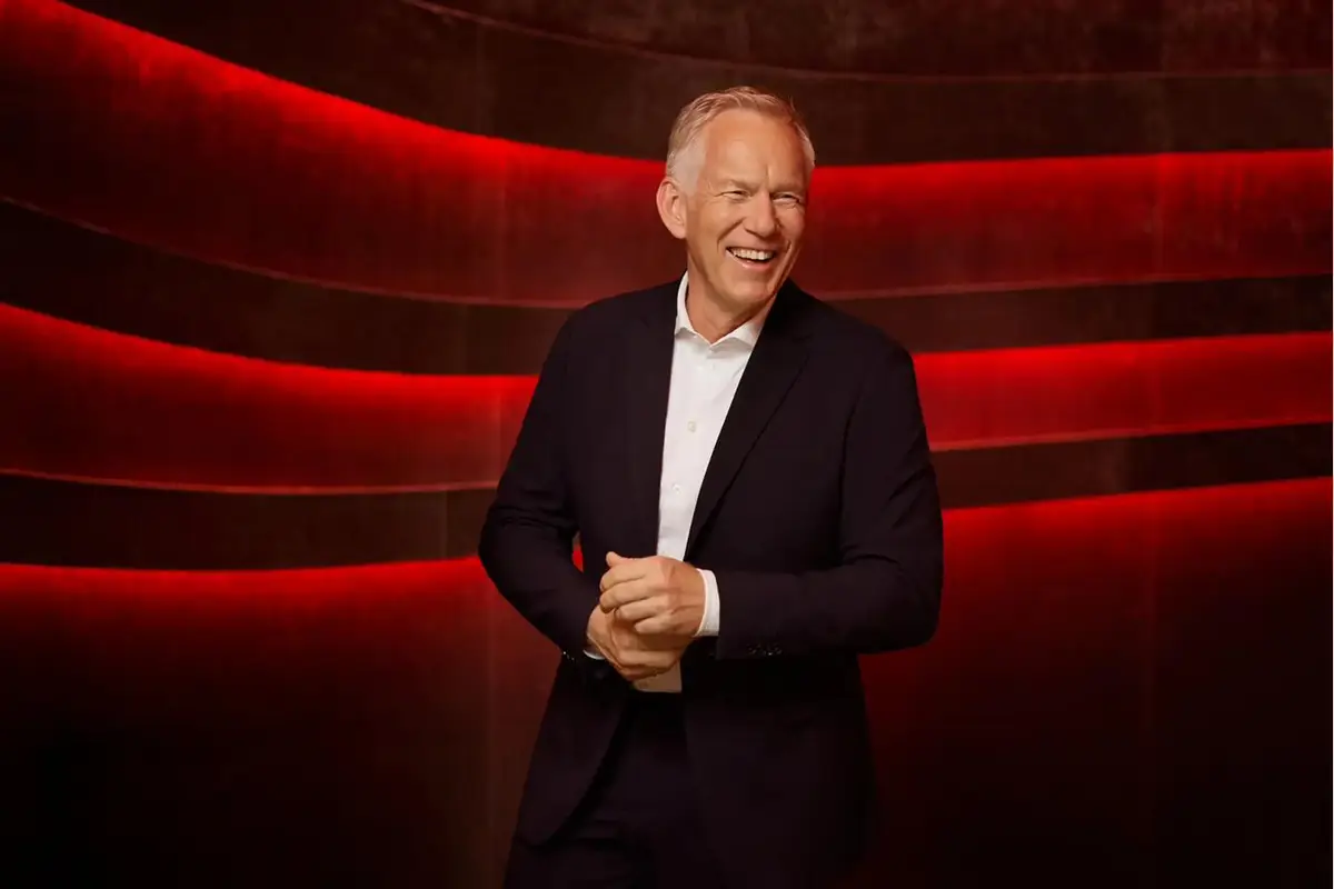 Johannes B. Kerner, TV Host, photographed for ZDF by photographer Christoph Neumann, Berlin