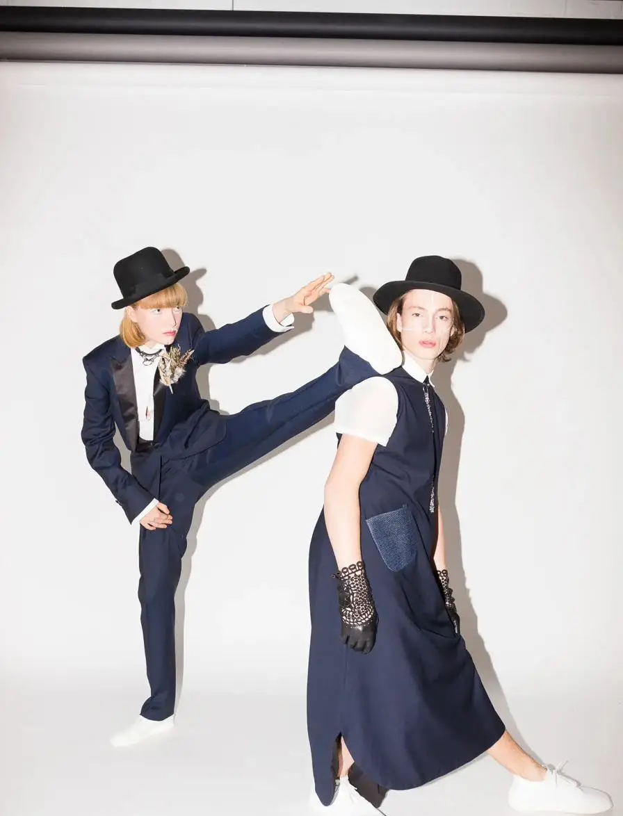 Lou & Nils Schoof, Fashion Editorial, photographed for XOXO Magazin by photographer Christoph Neumann, Berlin