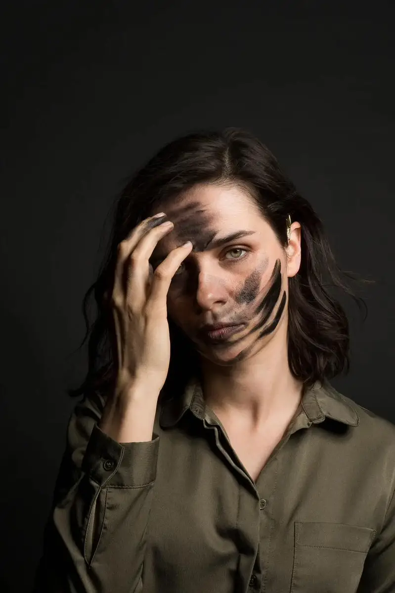 Nora Tschirner, Actress by photographer Christoph Neumann, Berlin