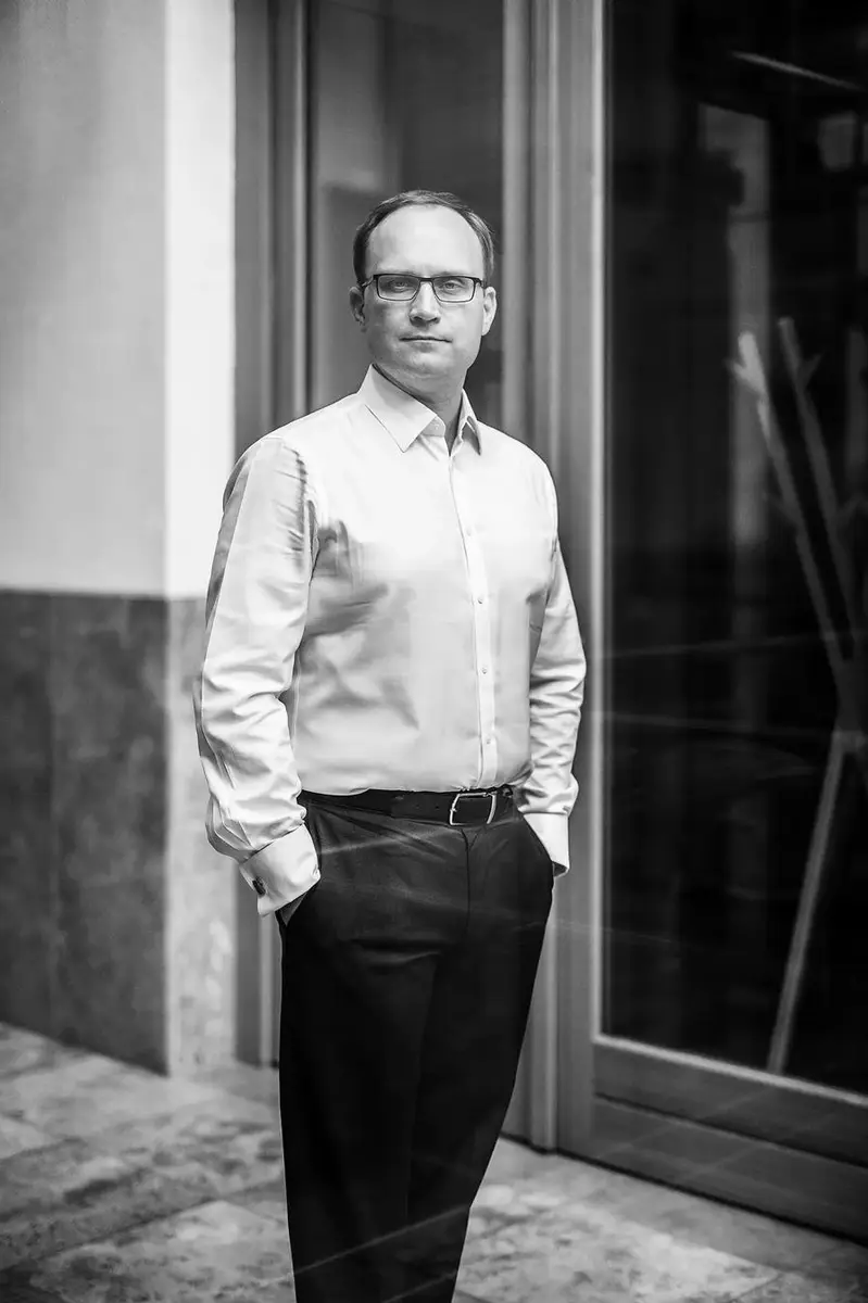 Ronald Slabke, CEO Hypoport AG by photographer Christoph Neumann, Berlin