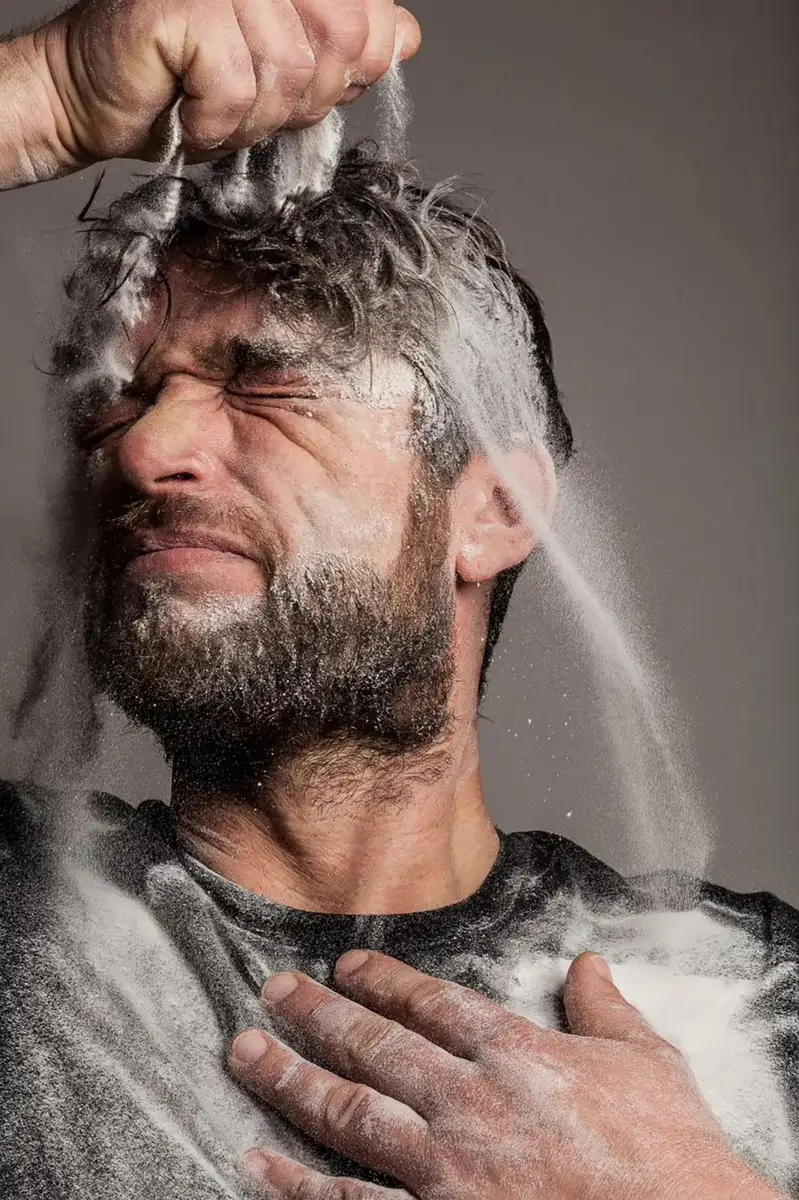 Ronald Zehrfeld, Actor, photographed for ARTE by photographer Christoph Neumann, Berlin
