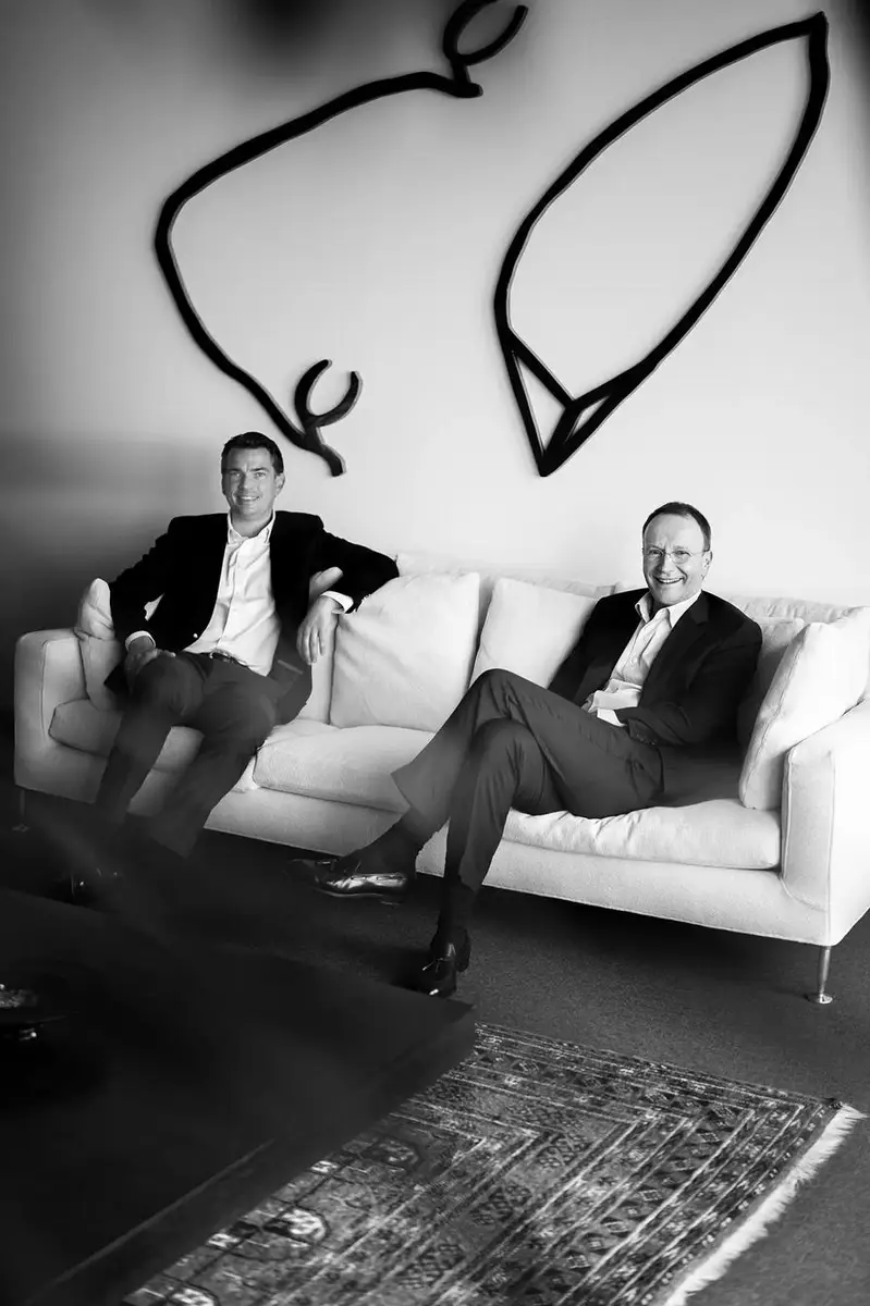 Mark Schneider & Philipp Schulte Noelle, CEO Nestlé, CEO Ottobock by photographer Christoph Neumann, Berlin