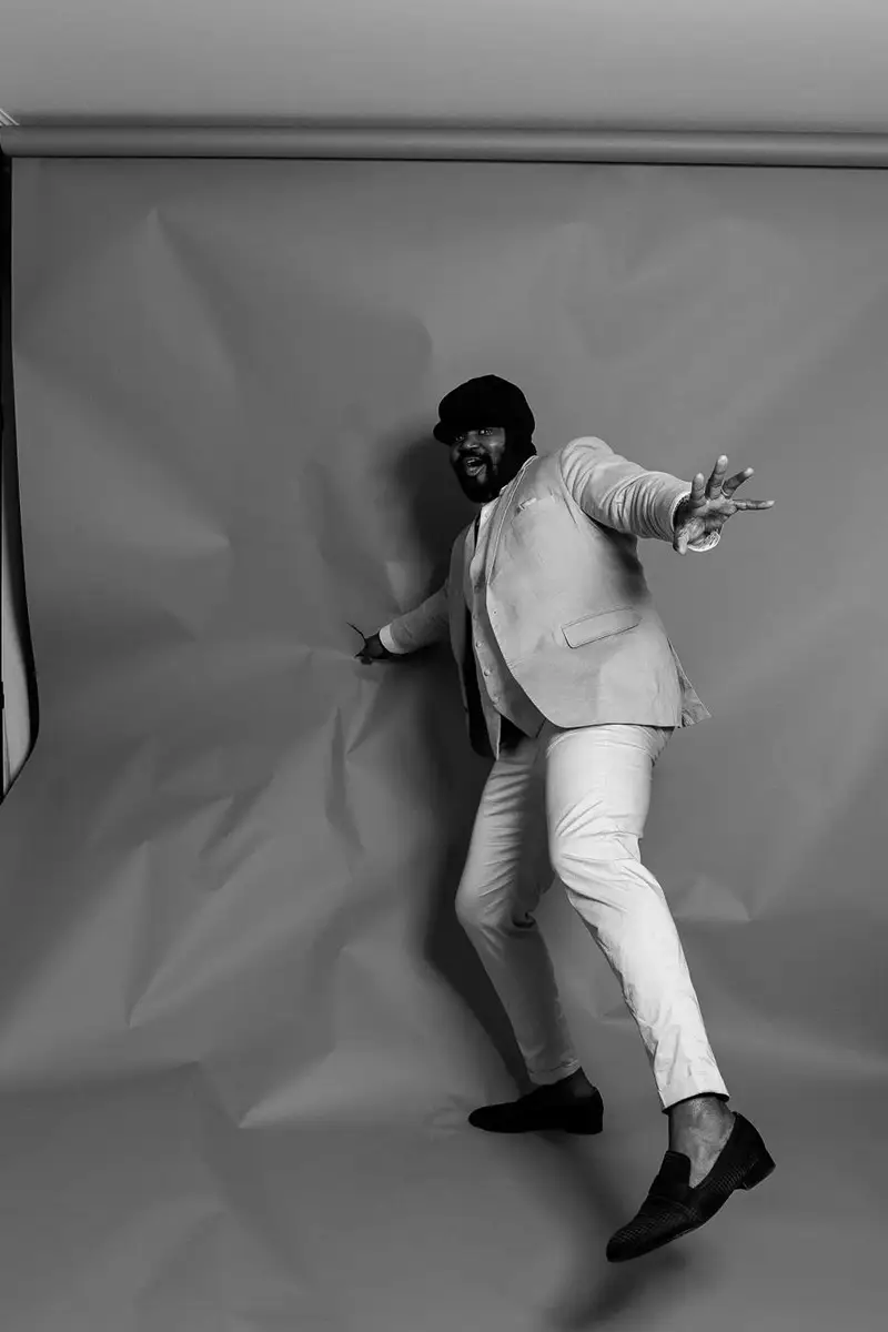 Gregory Porter, Musician, photographed for ARTE by photographer Christoph Neumann, Berlin