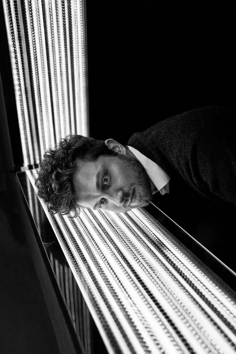 Tobias Dostal, Artist, photographed for Trafo Stettin by photographer Christoph Neumann, Berlin