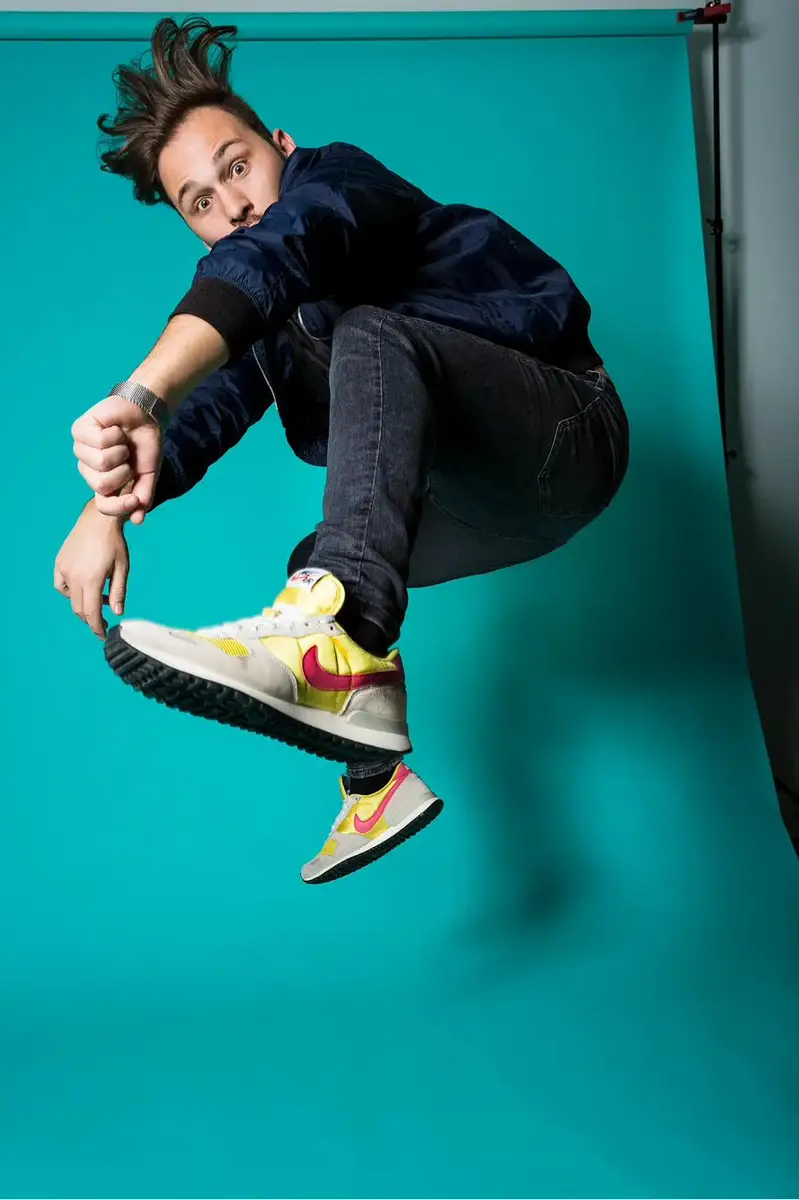 Alessio Avellan Borgmeyer, Founder Jodel, photographed for The Red Bulletin by photographer Christoph Neumann, Berlin