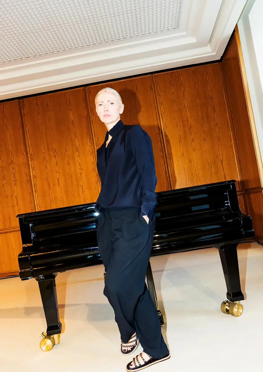 Christiane Arp, Editor in Chief, photographed for Vogue by photographer Christoph Neumann, Berlin